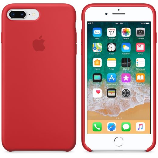 Чехол CasePro Silicone Case (PRODUCT) Red для iPhone 8 Plus | 7 Plus