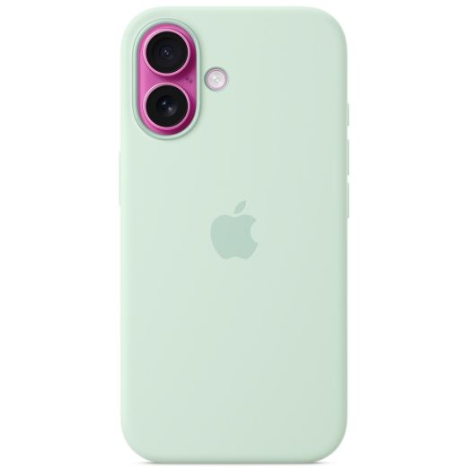 Силиконовый чехол CasePro Silicone Case with MagSafe (Camera Control) Aquamarine для iPhone 16