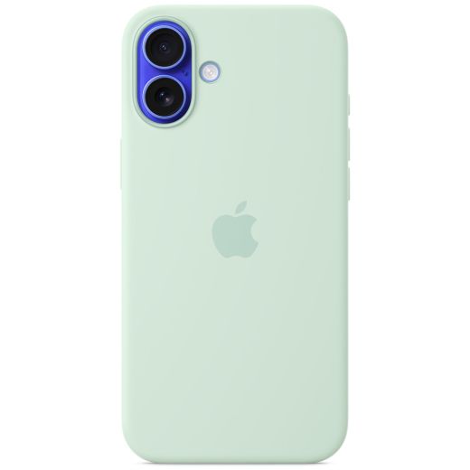 Силіконовий чохол CasePro Silicone Case with MagSafe (Camera Control) Aquamarine для iPhone 16 Plus