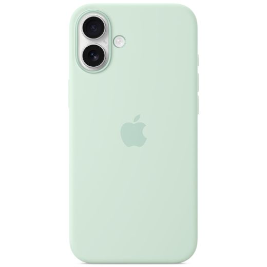 Силіконовий чохол CasePro Silicone Case with MagSafe (Camera Control) Aquamarine для iPhone 16 Plus