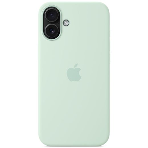 Силіконовий чохол CasePro Silicone Case with MagSafe (Camera Control) Aquamarine для iPhone 16 Plus