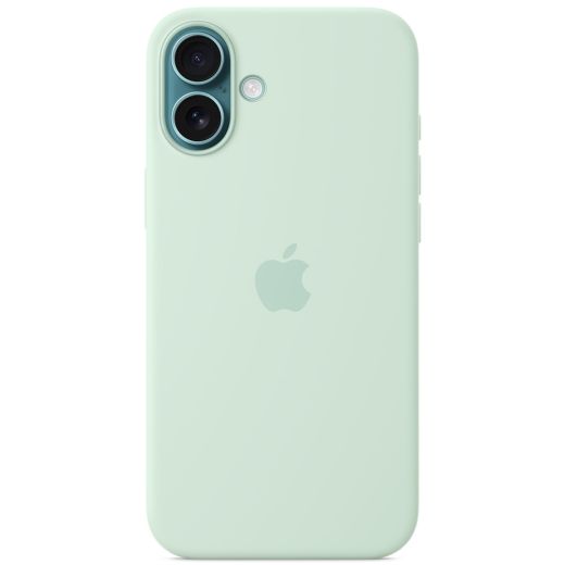 Силіконовий чохол CasePro Silicone Case with MagSafe (Camera Control) Aquamarine для iPhone 16 Plus