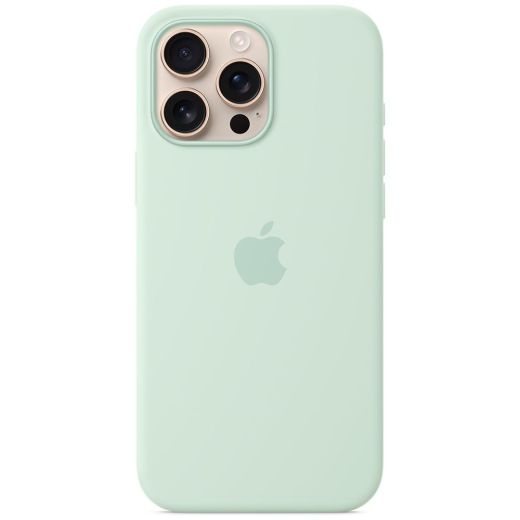 Силиконовый чехол CasePro Silicone Case with MagSafe (Camera Control) Aquamarine для iPhone 16 Pro Max