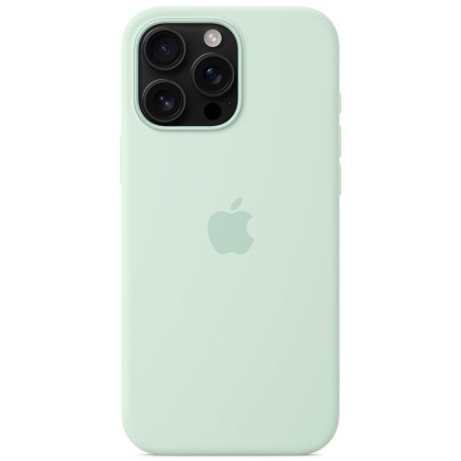 Силиконовый чехол CasePro Silicone Case with MagSafe (Camera Control) Aquamarine для iPhone 16 Pro Max