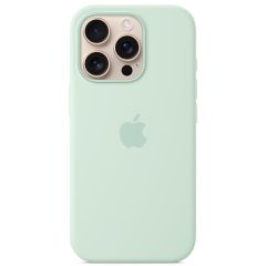 Силиконовый чехол CasePro Silicone Case with MagSafe Aquamarine для iPhone 16 Pro