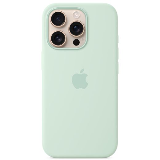 Силіконовий чохол CasePro Silicone Case with MagSafe Aquamarine для iPhone 16 Pro