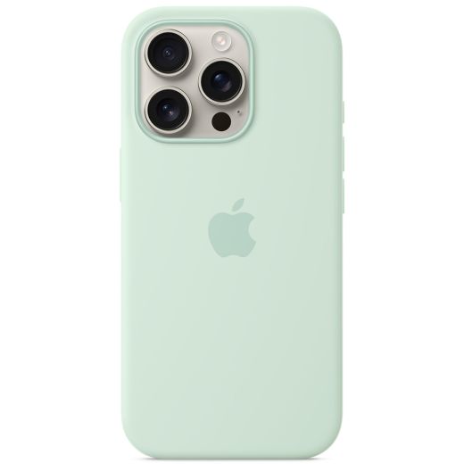 Силіконовий чохол CasePro Silicone Case with MagSafe Aquamarine для iPhone 16 Pro