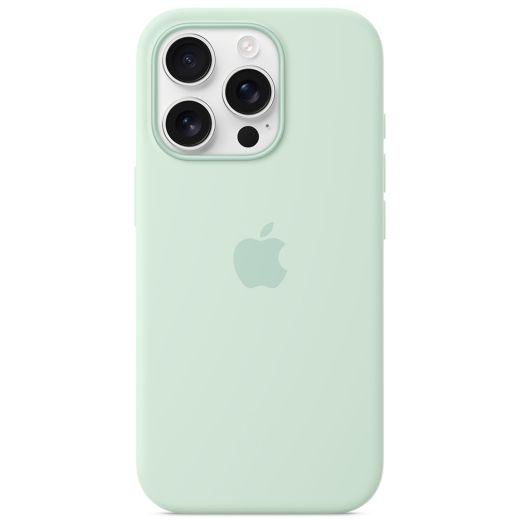 Силіконовий чохол CasePro Silicone Case with MagSafe Aquamarine для iPhone 16 Pro