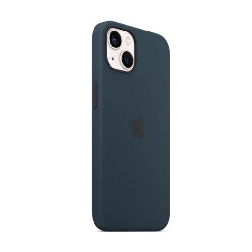 Оригинальный силиконовый чехол Apple Silicon Case with MagSafe Abyss Blue для iPhone 13 Mini (MM213)