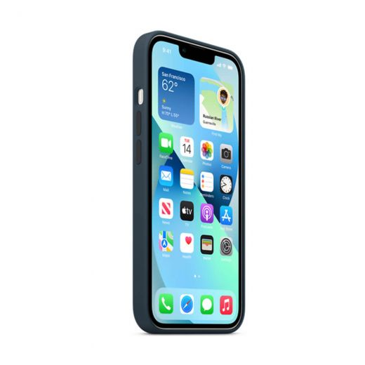 Силіконовий чохол CasePro (High Quality) Silicone Case Abyss Blue для iPhone 13 