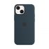 Силиконовый чехол CasePro Silicon Case with MagSafe Abyss Blue для iPhone 13