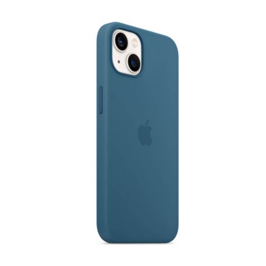 Оригінальний силіконовий чохол Apple Silicon Case with MagSafe Blue Jay для iPhone 13 (MM273)