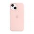 Оригинальный силиконовый чехол Apple Silicon Case with MagSafe Chalk Pink (MM283) для iPhone 13