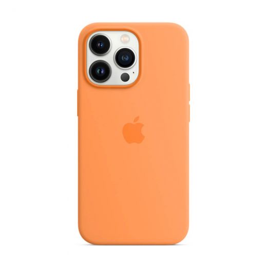 Оригинальный силиконовый чехол Apple Silicone Case with MagSafe Marigold (MM2D3) для iPhone 13 Pro