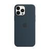 Оригинальный силиконовый чехол Apple Silicone Case with MagSafe Abyss Blue (MM2T3) для iPhone 13 Pro Max