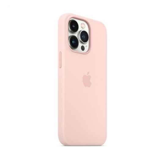 Оригінальний силіконовий чохол Apple Silicone Case with MagSafe Chalk Pink для iPhone 13 Pro (MM2H3)
