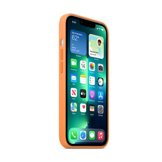 Оригинальный силиконовый чехол Apple Silicone Case with MagSafe Marigold (MM2D3) для iPhone 13 Pro