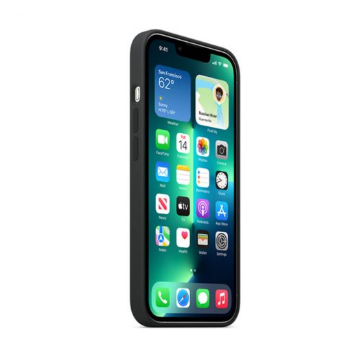 Силиконовый чехол CasePro Silicone Case (High Quality) Midnight для iPhone 13 Pro Max