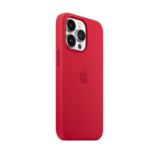 Оригінальний силіконовий чохол Apple Silicone Case with MagSafe (PRODUCT) RED для iPhone 13 Pro (MM2L3)