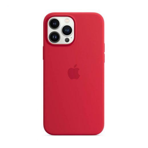 Оригінальний силіконовий чохол Apple Silicon Case with MagSafe (PRODUCT)RED для iPhone 13 Pro Max (MM2V3)