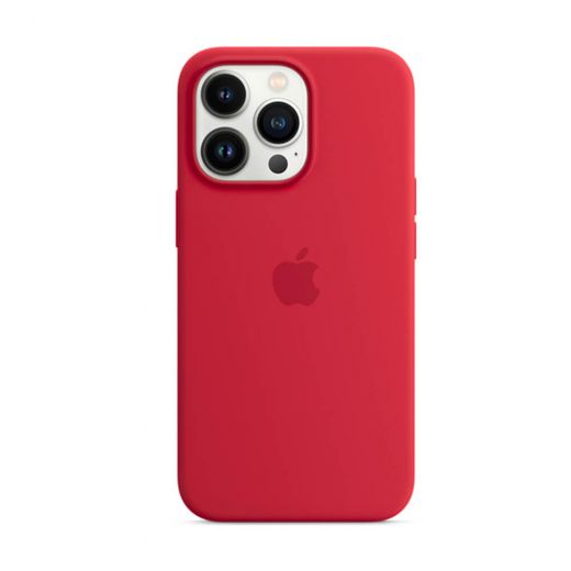 Силиконовый чехол CasePro Silicone Case with MagSafe Red для iPhone 13 Pro 