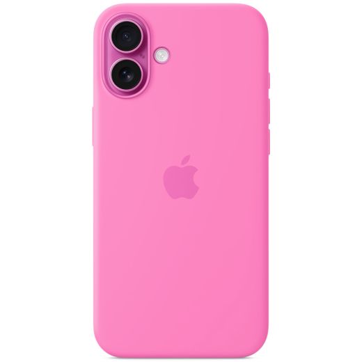 Силиконовый чехол CasePro Silicone Case with MagSafe Peony для iPhone 16 Plus