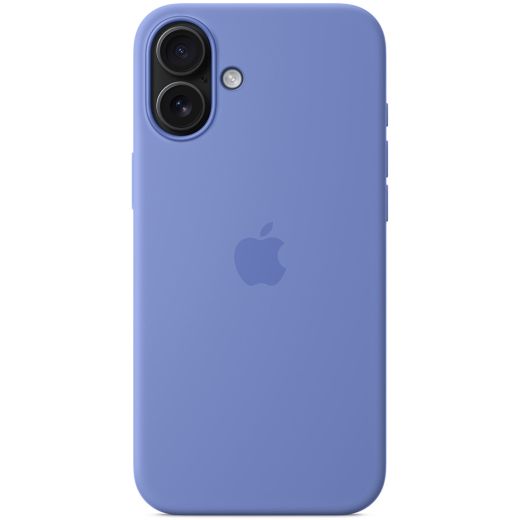 Оригинальный силиконовый чехол Apple Silicone Case with MagSafe Periwinkle для iPhone 16 (MDGV4)