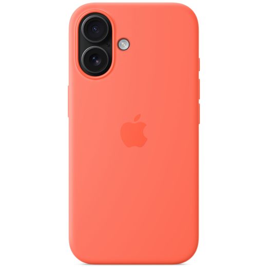 Силиконовый чехол CasePro Silicone Case with MagSafe (Camera Control) Tangerine для iPhone 16