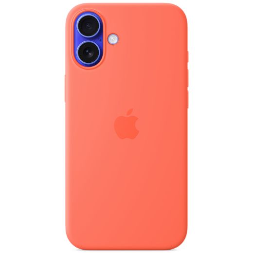 Силіконовий чохол CasePro Silicone Case with MagSafe (Camera Control) Tangerine для iPhone 16 Plus