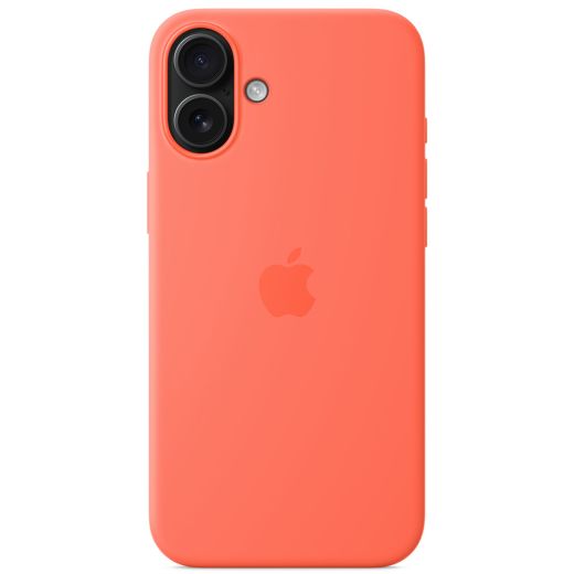 Силіконовий чохол CasePro Silicone Case with MagSafe (Camera Control) Tangerine для iPhone 16 Plus