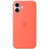 Силіконовий чохол CasePro Silicone Case with MagSafe (Camera Control) Tangerine для iPhone 16 Plus