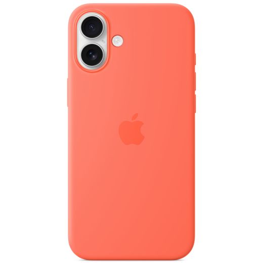 Силіконовий чохол CasePro Silicone Case with MagSafe (Camera Control) Tangerine для iPhone 16 Plus