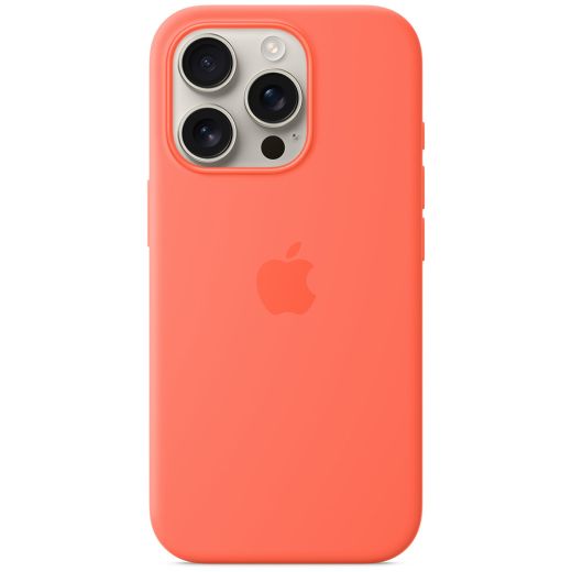 Силиконовый чехол CasePro Silicone Case with MagSafe (Camera Control) Tangerine для iPhone 16 Pro