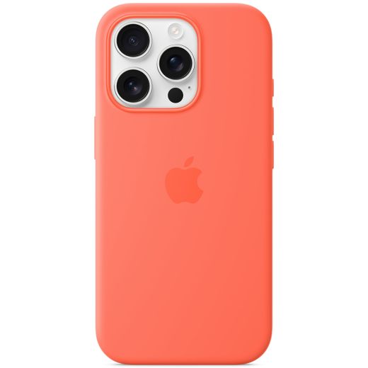 Силиконовый чехол CasePro Silicone Case with MagSafe (Camera Control) Tangerine для iPhone 16 Pro