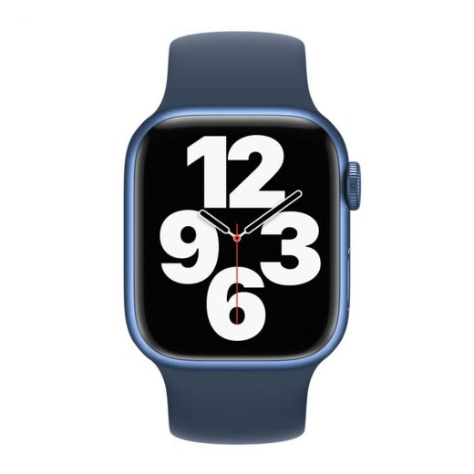 Оригинальный ремешок Apple Solo Loop Abyss Blue Size 3 для Apple Watch 42mm | 41mm | 40mm | 38mm (MKV33)