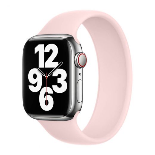 Оригинальный ремешок Apple Solo Loop Chalk Pink Size 7 для Apple Watch 42mm | 41mm | 40mm | 38mm (MKWJ3)