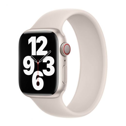 Оригінальний ремінець Apple Solo Loop Starlight Size 6 для Apple Watch 41 mm | 40 mm | 38 mm (MYNT2)