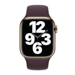 Оригинальный силиконовый ремешок Apple Sport Band Dark Cherry для Apple Watch 42mm | 41mm | 40mm | 38mm (MKUJ3)