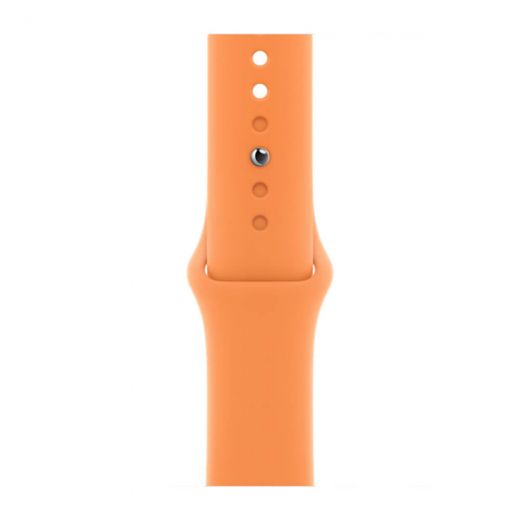 Оригинальный силиконовый ремешок Apple Sport Band Marigold для Apple Watch 42mm | 41mm | 40mm | 38mm (MKUF3)