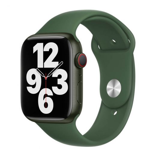 Оригинальный силиконовый ремешок Apple Sport Band Clover для Apple Watch 45mm | 44mm | 42mm (MKUN3)