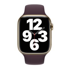 Оригинальный силиконовый ремешок Apple Sport Band Dark Cherry для Apple Watch 45mm | 44mm | 42mm (MKV13)