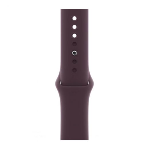 Оригінальний силіконовий ремінець Apple Sport Band Dark Cherry для Apple Watch 45mm | 44mm | 42mm (MKV13)