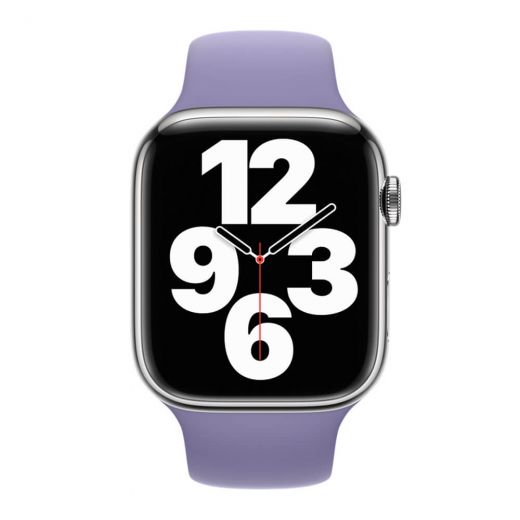 Оригинальный силиконовый ремешок Apple Sport Band English Lavender для Apple Watch 45mm | 44mm | 42mm (MKUY3)