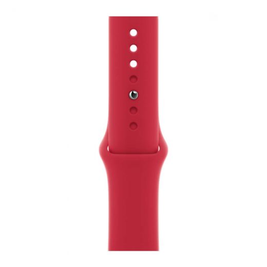 Оригинальный силиконовый ремешок Apple Sport Band (PRODUCT)Red для Apple Watch 45mm | 44mm | 42mm (MKUV3)