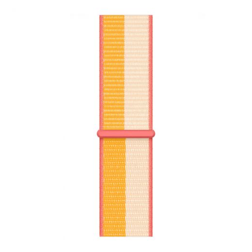 Оригінальний ремінець Apple Sport Loop Maize | White для Apple Watch 42mm | 41mm | 40mm | 38mm (ML2N3)