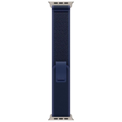 Оригинальный ремешок Apple Trail Loop Band Size M/L Blue Natural Titanium Finish для Apple Watch 49мм | 46мм | 45мм | 44мм (MXTW3)