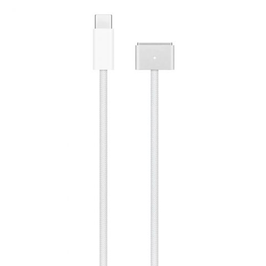 Оригинальный зарядный кабель Apple USB-C to MagSafe 3 Cable (2 метра) White (MLYV3) для MacBook Air 13.6" | Air 15.3" | Pro 14" | Pro 16"