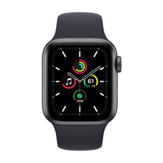 Смарт-часы Apple Watch SE GPS 40mm Space Grey Aluminium Case with Midnight Sport Band (MKQ13)