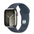 Б/В Смарт-годинник Apple Watch Series 9 GPS + Cellular 45mm Silver S. Steel Case w. Storm Blue Sport Band – S/M (MRMN3) Б/В Смарт-годинник Apple Watch Series 9 GPS + Cellular 45mm Silver S. Steel Case w. Storm Blue Sport Band – S/M (MRMN3)