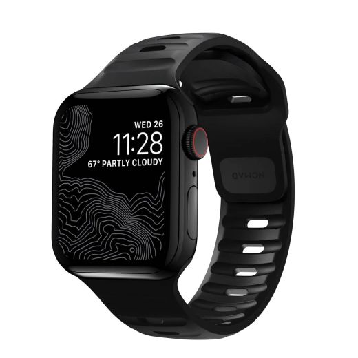 Спортивний ремінець Nomad Sport Band Black для Apple Watch 49мм | 46мм | 45мм | 44мм